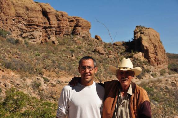 Refugio, nosso guia na Cueva Ratón, na Sierra de San Francisco, na Baja California - México